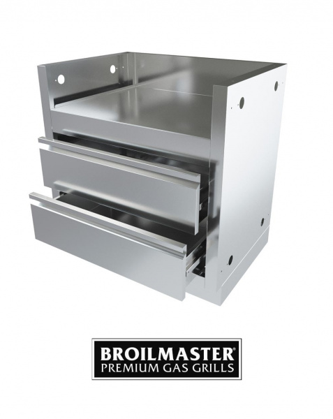 Тумба-основание гриля Broilmaster Ethalon 4 с 2-мя ящиками стальной