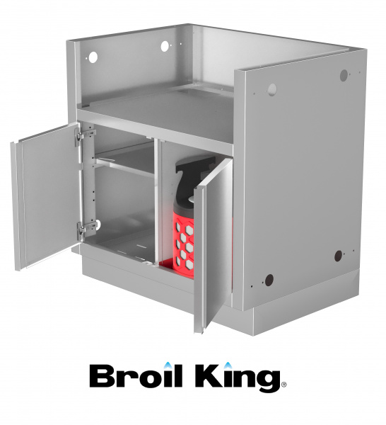 Тумба-основание гриля Broil King Baron 420 Bi с 2-я дверями стальной