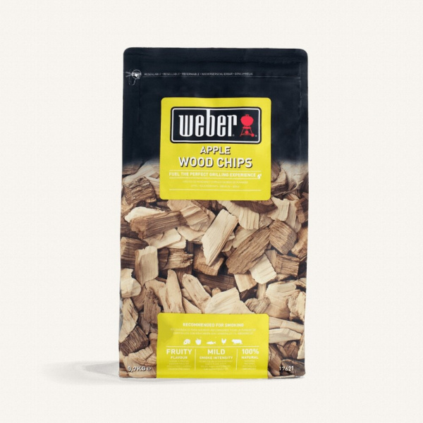 Щепа для копчения Яблоня Weber