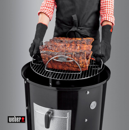Угольный гриль коптильня Weber Smokey Mountain Cooker 47 см