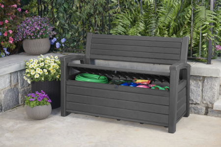 Скамья - сундук Отэр (Otter Bench) 227 л. антрацит