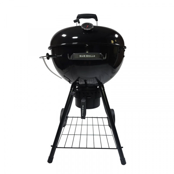Угольный гриль SnS Kettle Black Edition, 57 см (с корзиной SNS Deluxe)