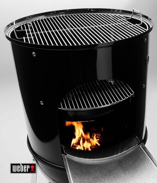 Угольный гриль коптильня Weber Smokey Mountain Cooker 47 см