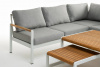 Лаунж зона из алюминия MAYA L белая